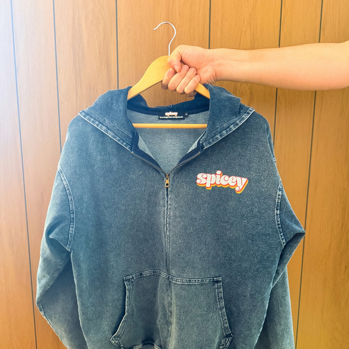 Vintage Logo Heavyweight, Oversized Zip Up