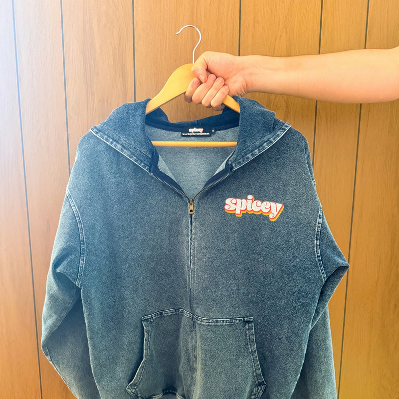 Vintage Logo Heavyweight, Oversized Zip Up